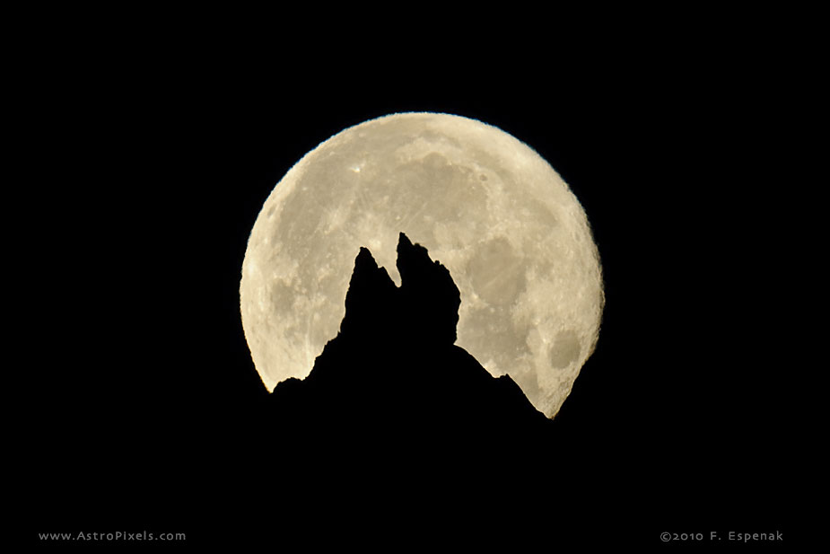 Moonset Over the Chiricahuas - 2