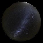 Fisheye: Milky Way - Early Evening